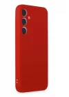 Mey İthalat®  Samsung Galaxy A55 5G Kılıf First Silikon - Kırmızı