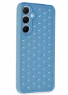 Mey İthalat®  Samsung Galaxy A55 5G Kılıf Petek Silikon Kapak - Mavi