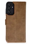 Mey İthalat®  Samsung Galaxy A55 5G Kılıf Trend S Plus Kapaklı Kılıf - Taba