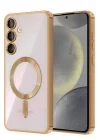 Mey İthalat®  Samsung Galaxy A55 5G Kross Magneticsafe Kapak - Çöl Titanyum