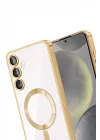 Mey İthalat®  Samsung Galaxy A55 5G Kross Magneticsafe Kapak - Gold