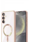 Mey İthalat®  Samsung Galaxy A55 5G Kross Magneticsafe Kapak - Rose