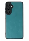 Mey İthalat®  Samsung Galaxy A56 Kılıf Aras Deri Kapak - Açık Yeşil