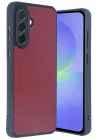 Mey İthalat®  Samsung Galaxy A56 Kılıf Aras Deri Kapak - Bordo