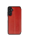 Mey İthalat®  Samsung Galaxy A56 Kılıf Flip Cover - Kırmızı