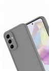 Mey İthalat®  Samsung Galaxy A56 Kılıf Viera Silikon - Gri