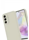 Mey İthalat®  Samsung Galaxy A56 Kılıf Viera Silikon - Krem