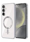 Mey İthalat®  Samsung Galaxy A56 Kross Magneticsafe Kapak - Gümüş