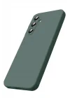 Mey İthalat®  Samsung Galaxy A57 5G First Silikon - Koyu Yeşil