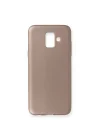 Mey İthalat®  Samsung Galaxy A6 2018 Kılıf First Silikon - Rose Gold