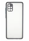 Mey İthalat®  Samsung Galaxy A71 Kılıf Montreal Silikon Kapak - Gri