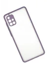 Mey İthalat®  Samsung Galaxy A71 Kılıf Montreal Silikon Kapak - Mor