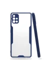 Mey İthalat®  Samsung Galaxy A71 Kılıf Platin Silikon - Lacivert
