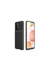 Mey İthalat®  Samsung Galaxy A72 Kılıf Auto Focus Karbon Kapak - Siyah