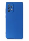 Mey İthalat®  Samsung Galaxy A72 Kılıf First Silikon - Mavi