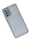 Mey İthalat®  Samsung Galaxy A72 Kılıf Montreal Silikon Kapak - Gri