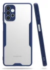 Mey İthalat®  Samsung Galaxy A72 Kılıf Platin Silikon - Lacivert