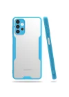 Mey İthalat®  Samsung Galaxy A72 Kılıf Platin Silikon - Mavi