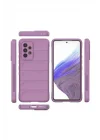 Mey İthalat®  Samsung Galaxy A73 5G Kılıf Optimum Silikon - Mor