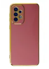 Mey İthalat®  Samsung Galaxy A73 5G Kılıf Volet Silikon - Kırmızı