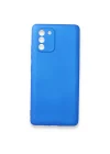 Mey İthalat®  Samsung Galaxy A91 / S10 Lite Kılıf First Silikon - Mavi