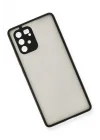 Mey İthalat®  Samsung Galaxy A91 / S10 Lite Kılıf Montreal Silikon Kapak - Siyah