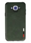 Mey İthalat®  Samsung Galaxy J7 Kılıf Loop Deri Silikon - Yeşil