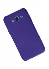 Mey İthalat®  Samsung Galaxy J7 Kılıf Nano içi Kadife Silikon - Mor