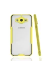 Mey İthalat®  Samsung Galaxy J7 Kılıf Platin Silikon - Sarı