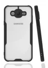Mey İthalat®  Samsung Galaxy J7 Kılıf Platin Silikon - Siyah