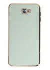 Mey İthalat®  Samsung Galaxy J7 Prime Kılıf Volet Silikon - Açık Yeşil