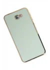 Mey İthalat®  Samsung Galaxy J7 Prime Kılıf Volet Silikon - Açık Yeşil