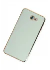 Mey İthalat®  Samsung Galaxy J7 Prime Kılıf Volet Silikon - Açık Yeşil