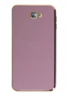 Mey İthalat®  Samsung Galaxy J7 Prime Kılıf Volet Silikon - Mor