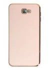 Mey İthalat®  Samsung Galaxy J7 Prime Kılıf Volet Silikon - Pembe