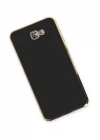 Mey İthalat®  Samsung Galaxy J7 Prime Kılıf Volet Silikon - Siyah