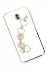 Mey İthalat®  Samsung Galaxy J7 Pro / J730 Kılıf Esila Silikon - Beyaz