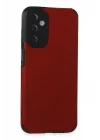Mey İthalat®  Samsung Galaxy M14 5G Kılıf Loop Deri Silikon - Kırmızı