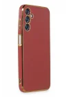 Mey İthalat®  Samsung Galaxy M14 5G Kılıf Volet Silikon - Kırmızı