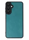 Mey İthalat®  Samsung Galaxy M15 Kılıf Aras Deri Kapak - Açık Yeşil