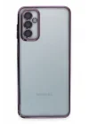 Mey İthalat®  Samsung Galaxy M23 Kılıf  Lensli Silikon - Mor