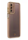 Mey İthalat®  Samsung Galaxy M23 Kılıf Liva Lens Silikon - Pudra