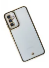 Mey İthalat®  Samsung Galaxy M23 Kılıf Liva Lens Silikon - Siyah