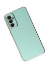 Mey İthalat®  Samsung Galaxy M23 Kılıf Volet Silikon - Açık Yeşil