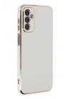 Mey İthalat®  Samsung Galaxy M23 Kılıf Volet Silikon - Beyaz