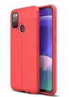 Mey İthalat®  Samsung Galaxy M30S Kılıf Auto Focus Kapak - Kırmızı