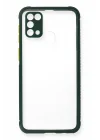 Mey İthalat®  Samsung Galaxy M31 Kılıf Miami Şeffaf Silikon - Koyu Yeşil