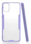 Mey İthalat®  Samsung Galaxy M31 Kılıf Platin Silikon - Lila
