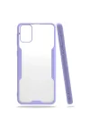 Mey İthalat®  Samsung Galaxy M31 Kılıf Platin Silikon - Lila