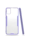 Mey İthalat®  Samsung Galaxy M31 Kılıf Platin Silikon - Lila